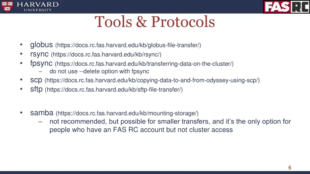 tools protocols