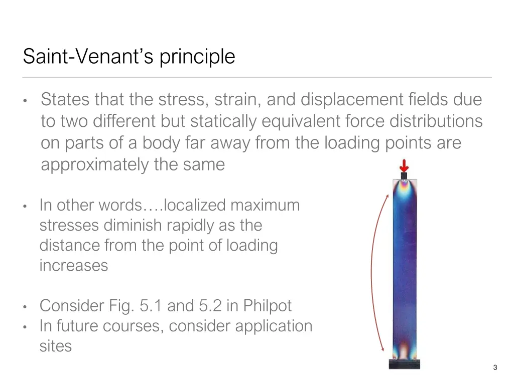 saint venant s principle