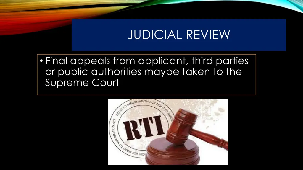 judicial review