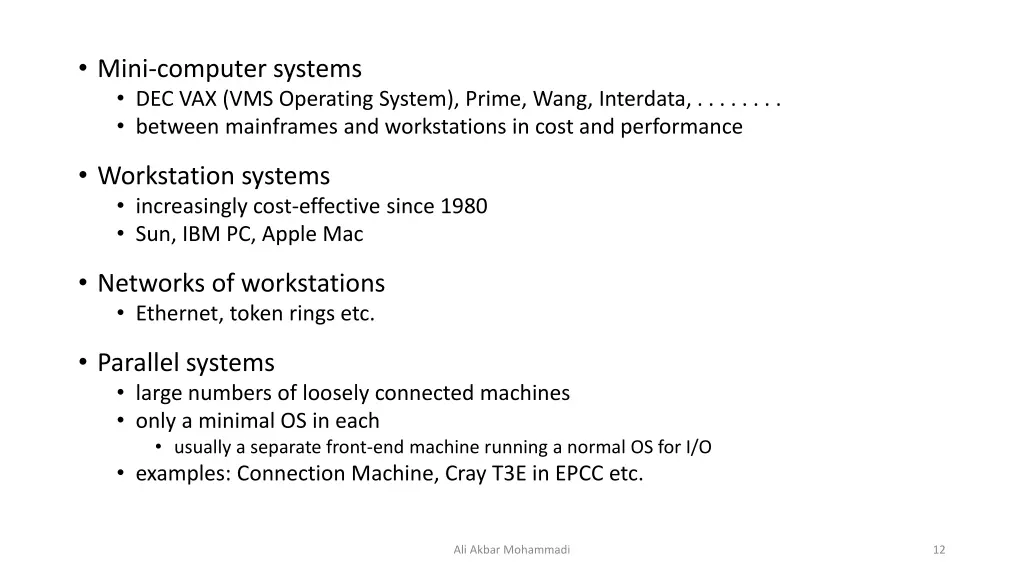 mini computer systems dec vax vms operating