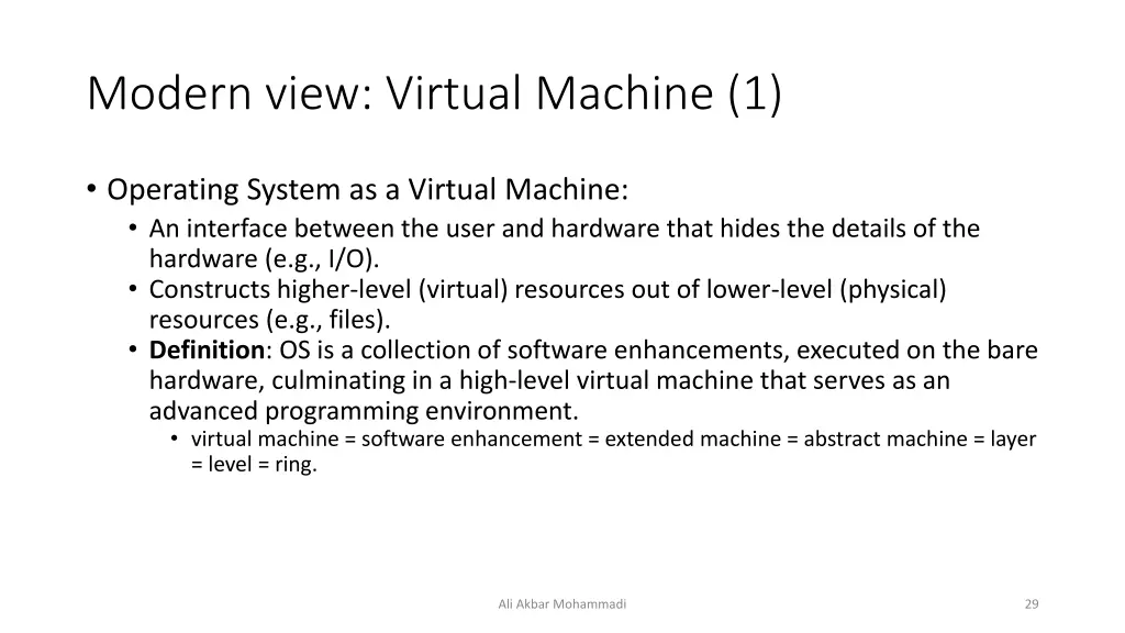 modern view virtual machine 1