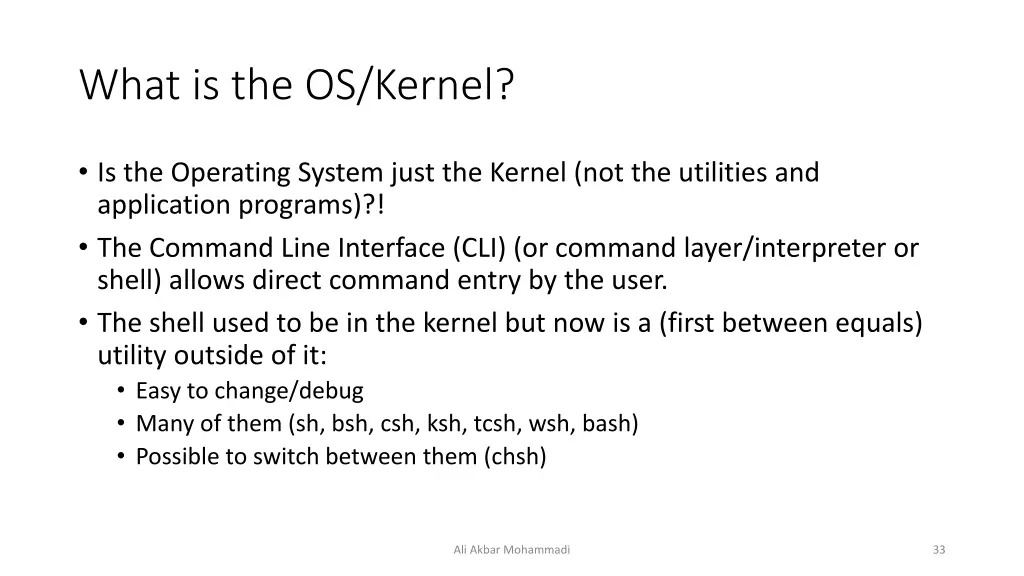 what is the os kernel