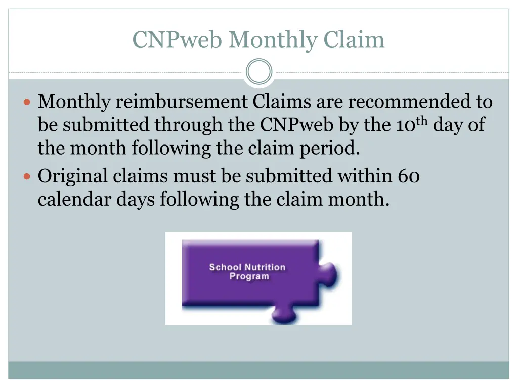 cnpweb monthly claim