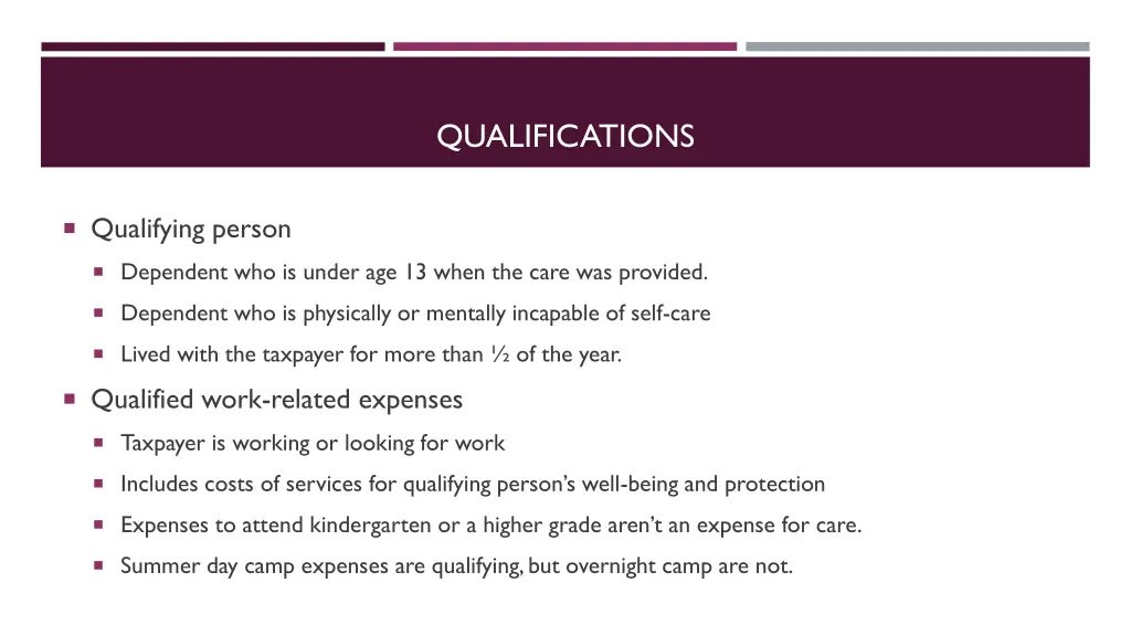 qualifications 1