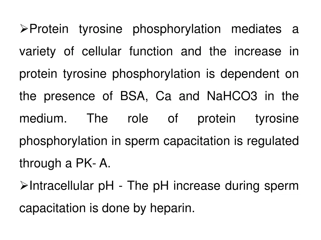 protein tyrosine phosphorylation mediates a