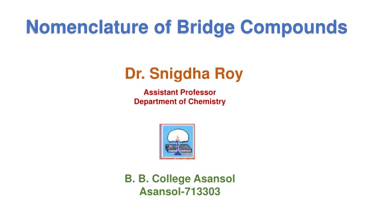 nomenclature of bridge compounds