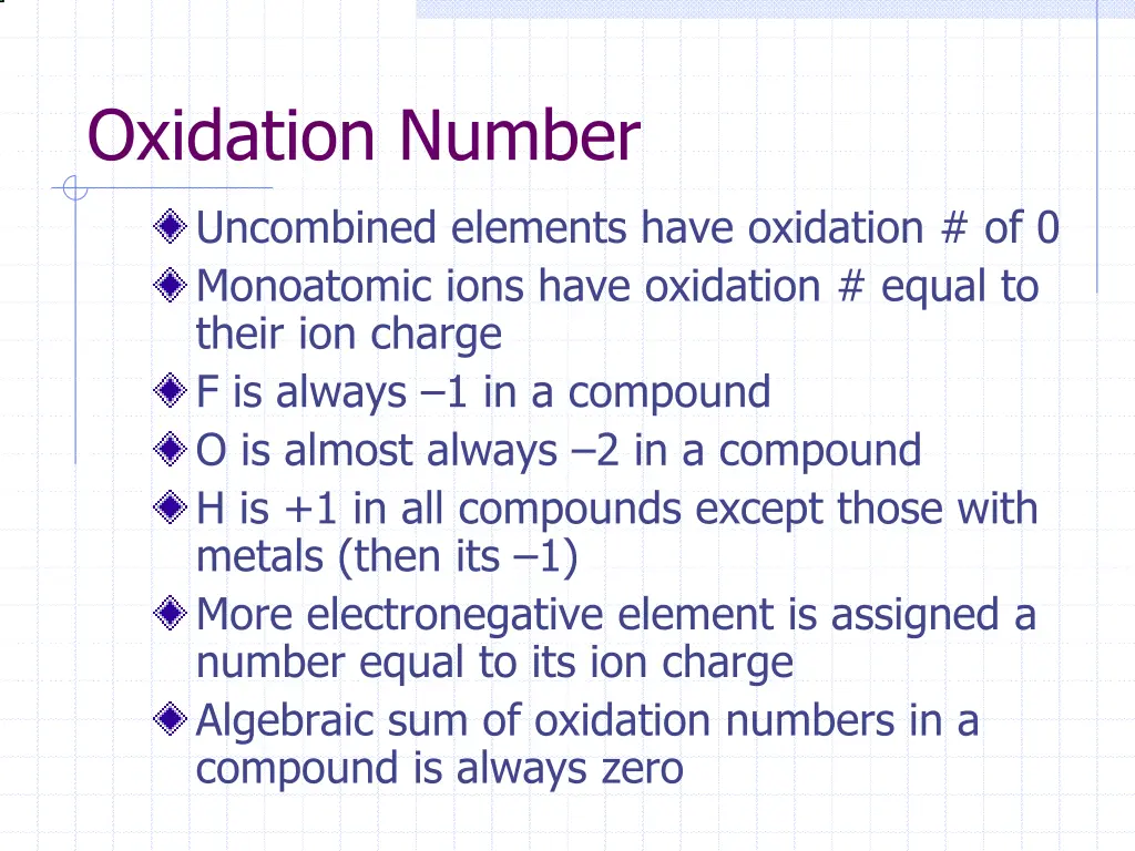 oxidation number