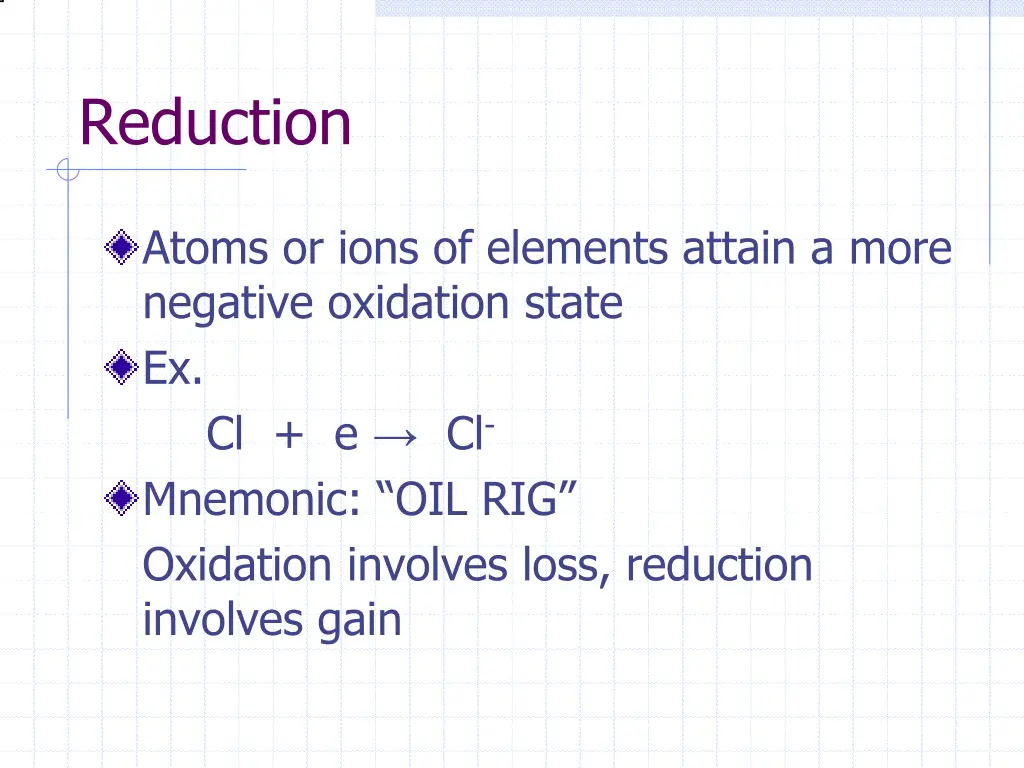 reduction