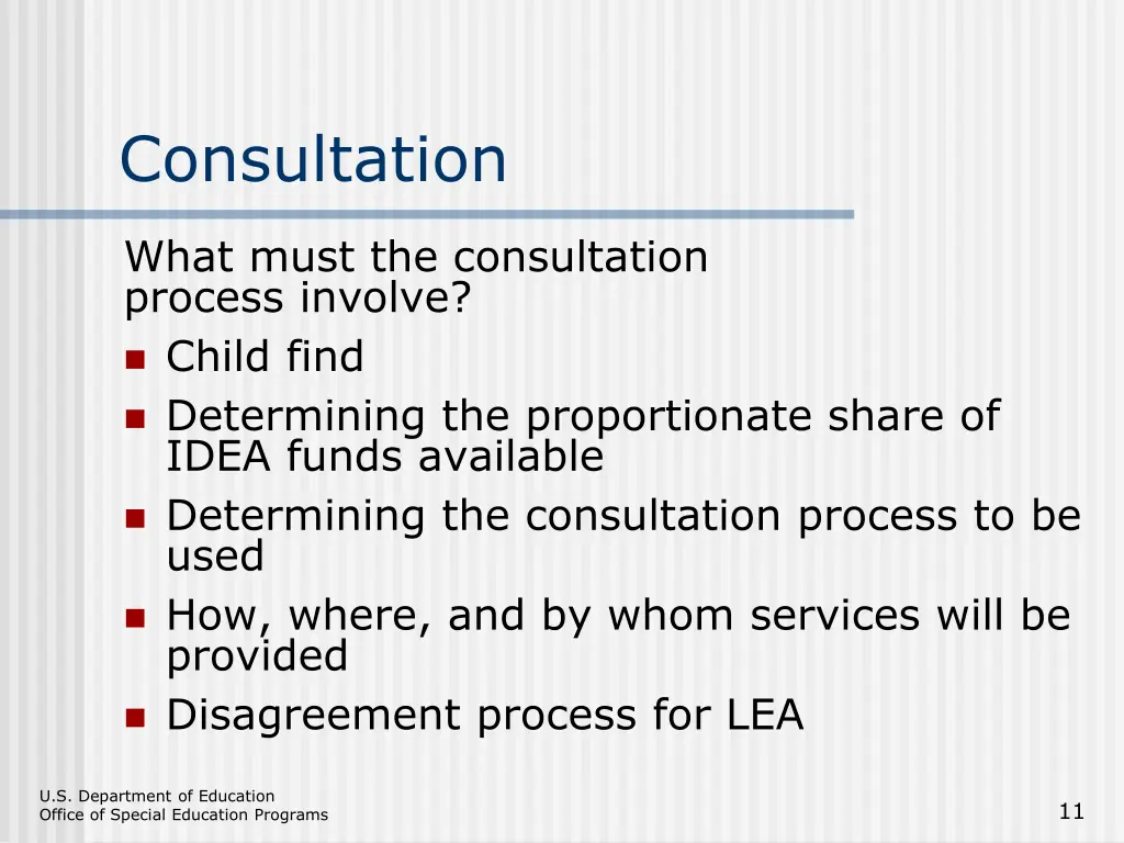 consultation 1