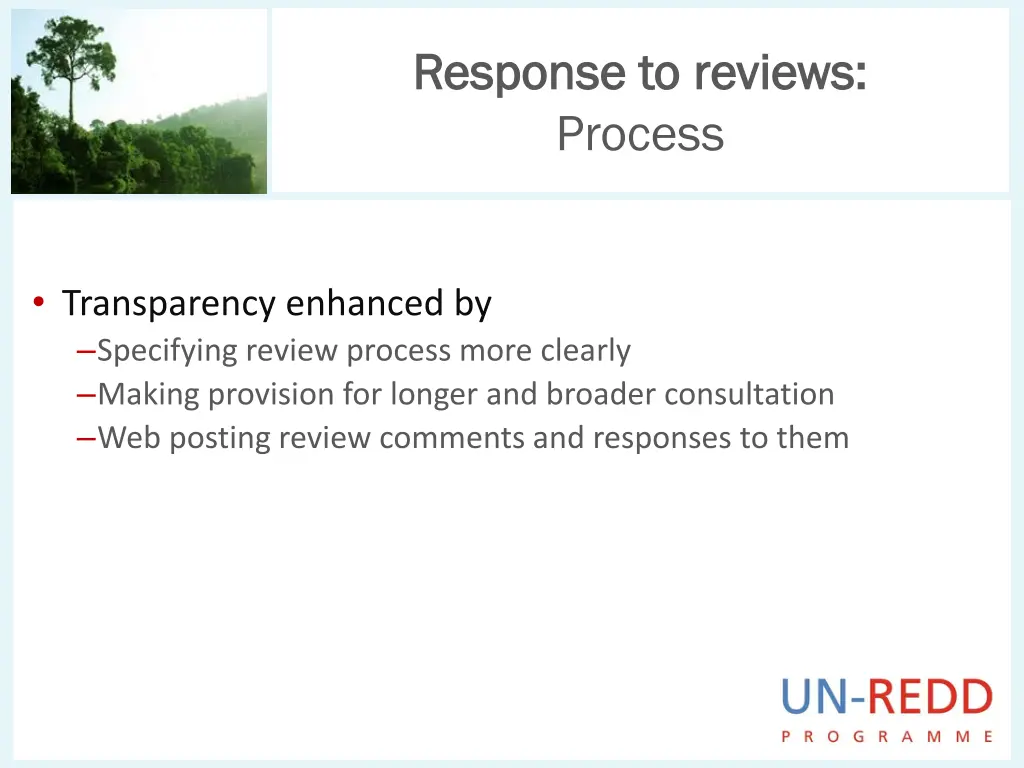 response to reviews response to reviews process