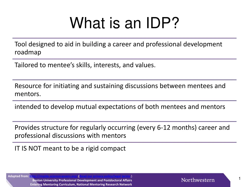 what is an idp