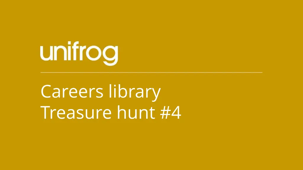 careers library treasure hunt 4