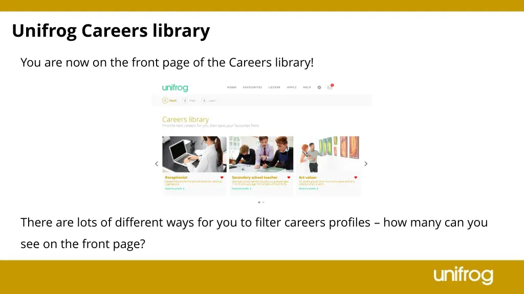 unifrog careers library