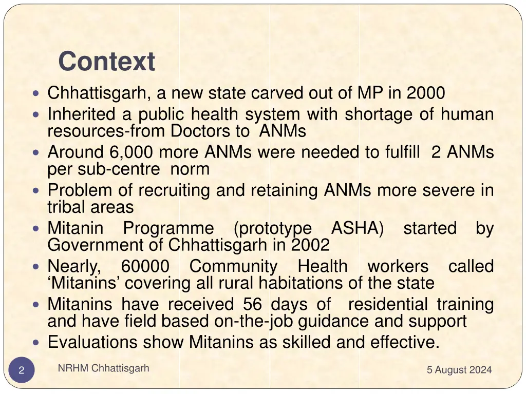 context chhattisgarh a new state carved