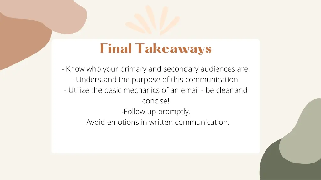 know who your primary and secondary audiences