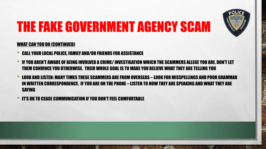 the fake government agency scam 3