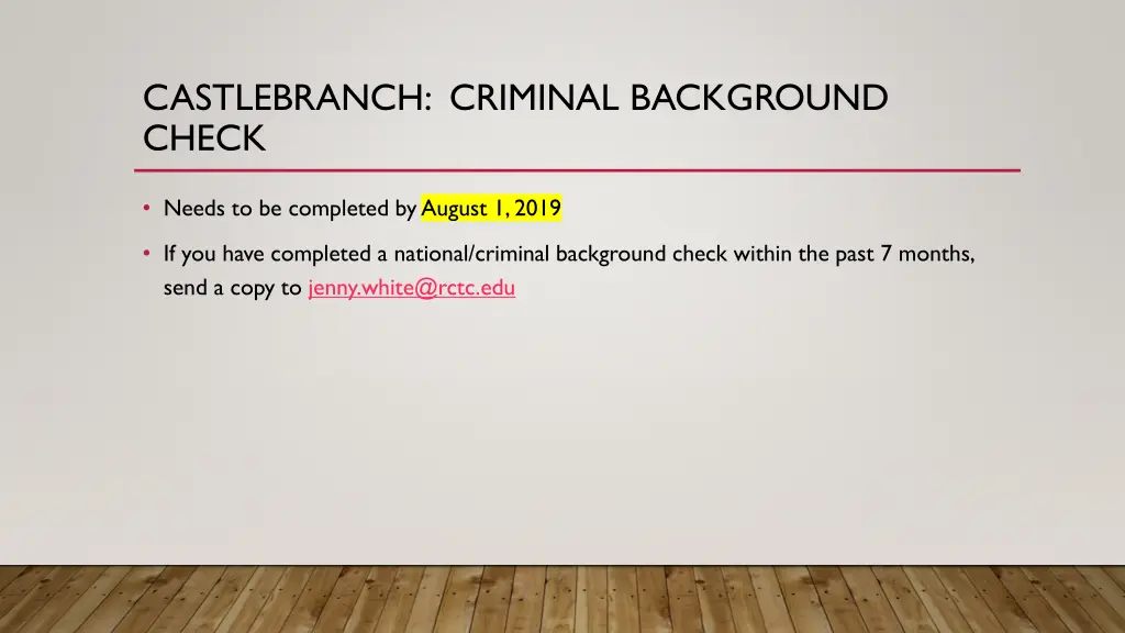 castlebranch criminal background check