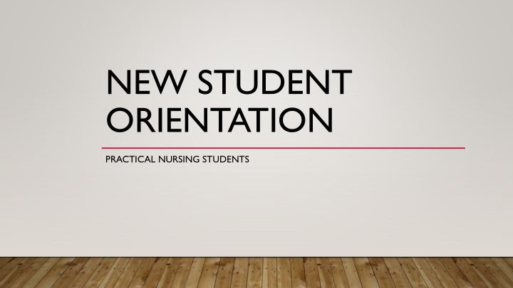 new student orientation