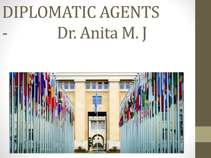 diplomatic agents dr anita m j