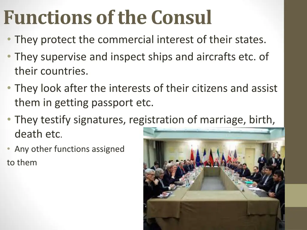 functions of the consul they protect