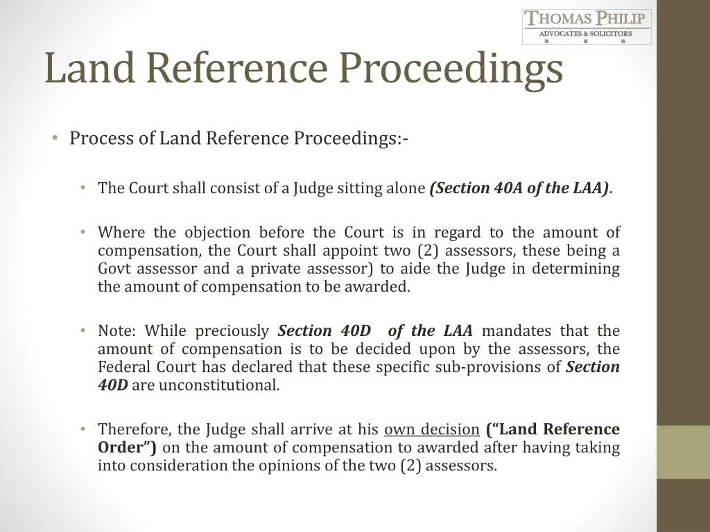 land reference proceedings 3