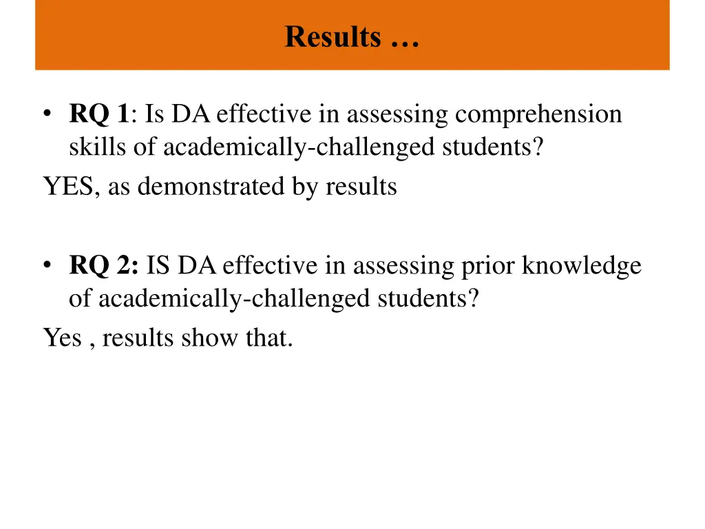 results 2