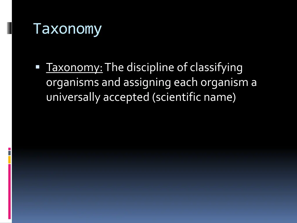 taxonomy 1