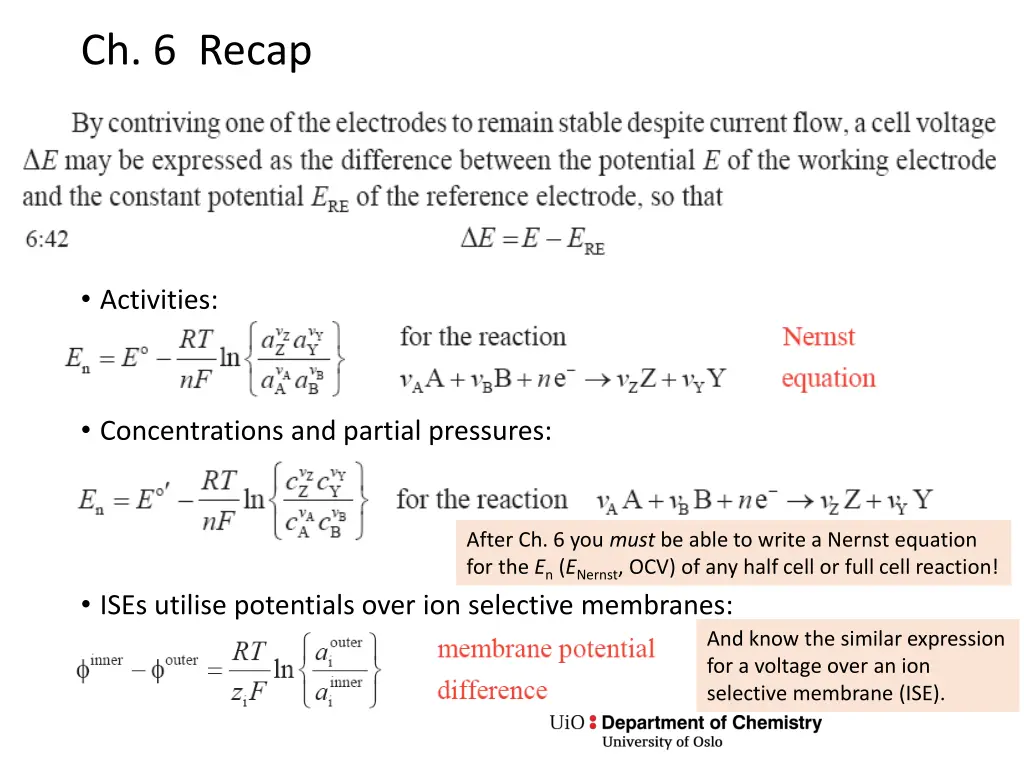 ch 6 recap