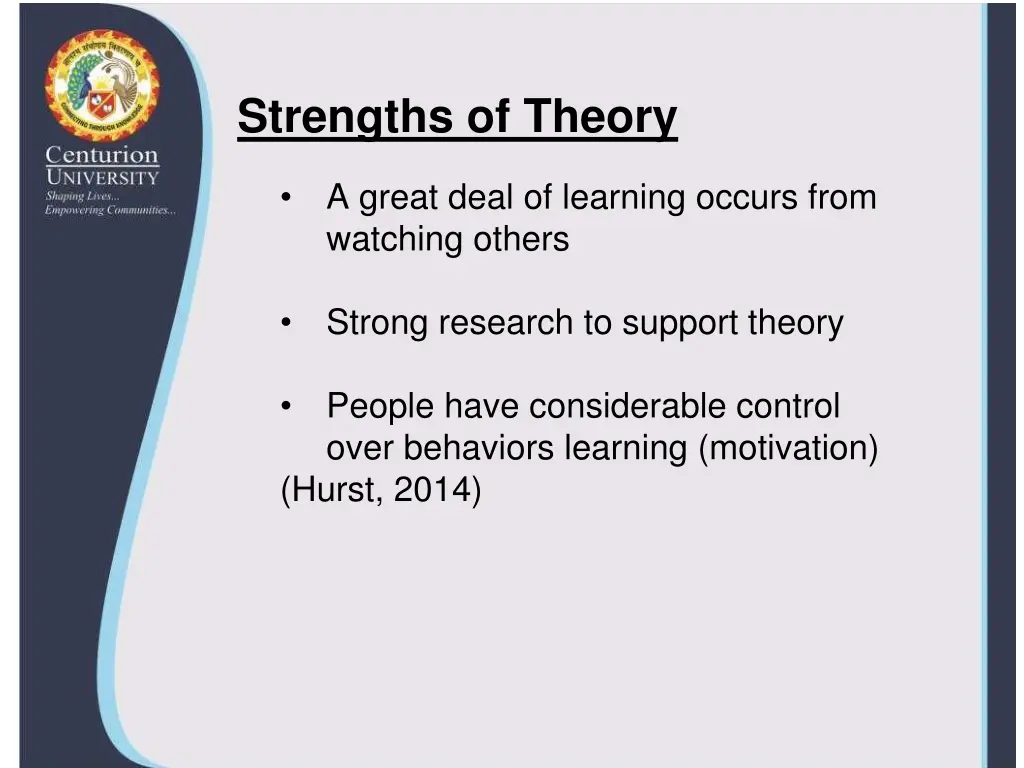 strengths of theory