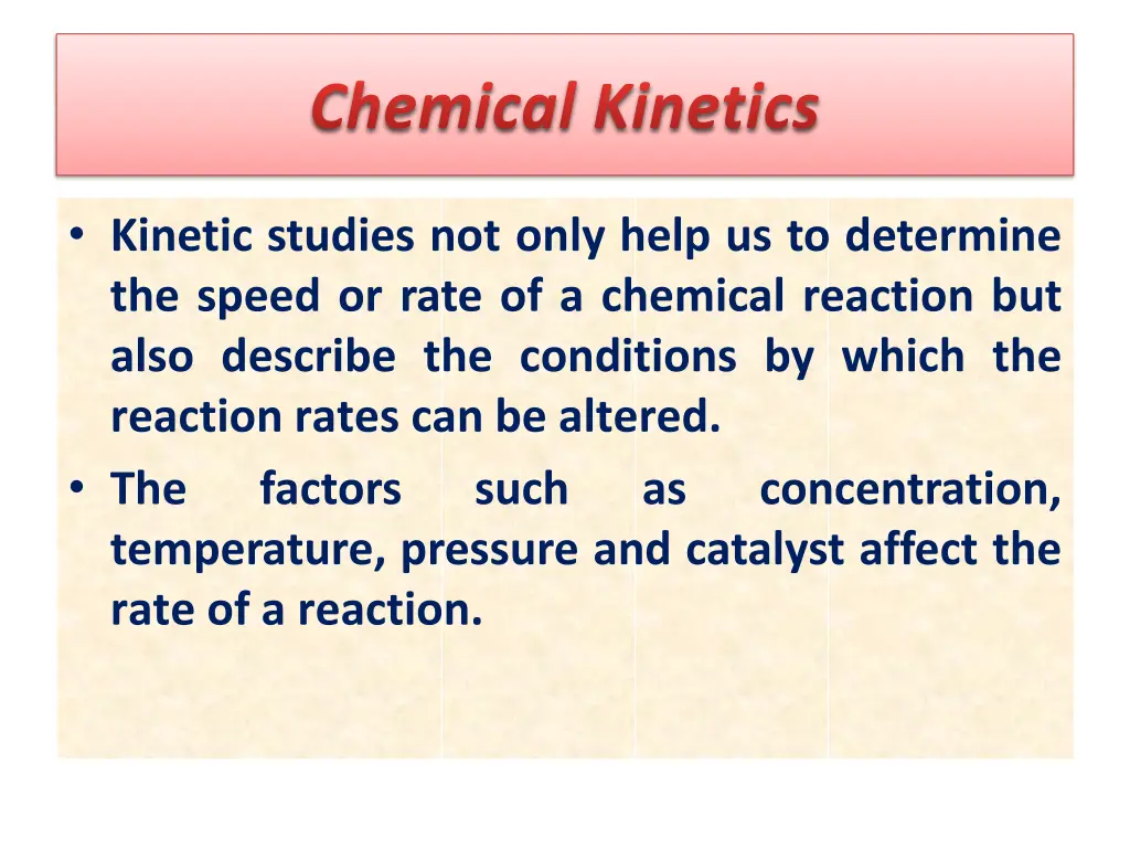 chemical kinetics 1