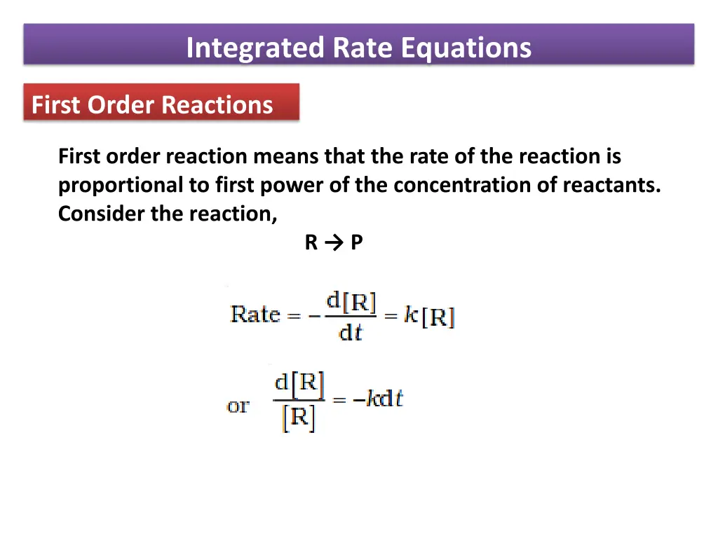 integrated rate equations 3