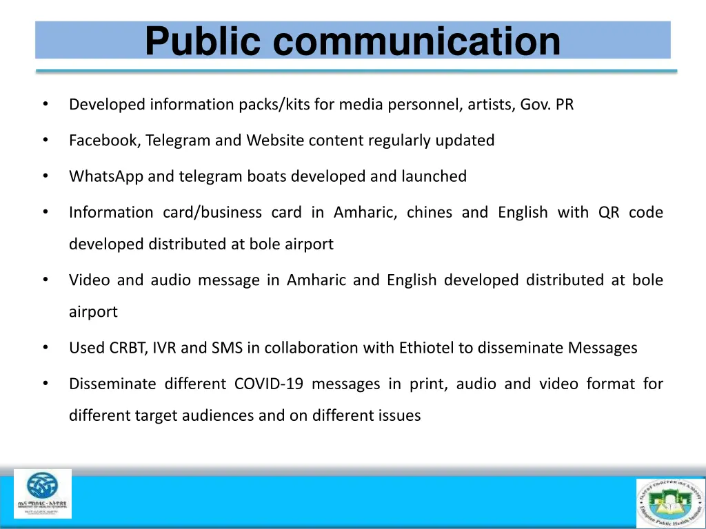 public communication 1