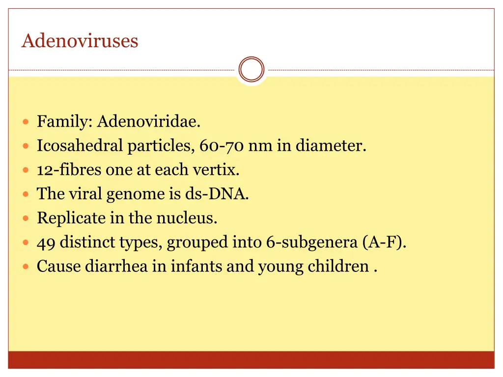 adenoviruses