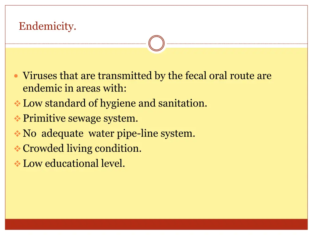 endemicity