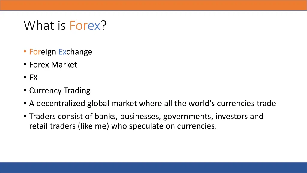 what is forex