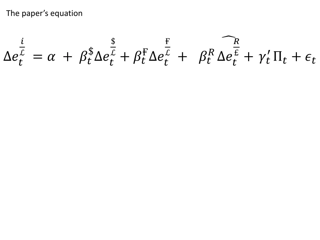 the paper s equation