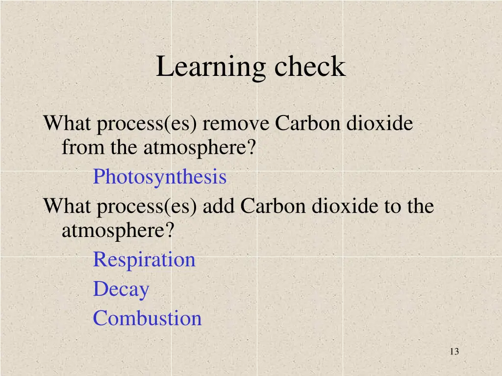 learning check 1