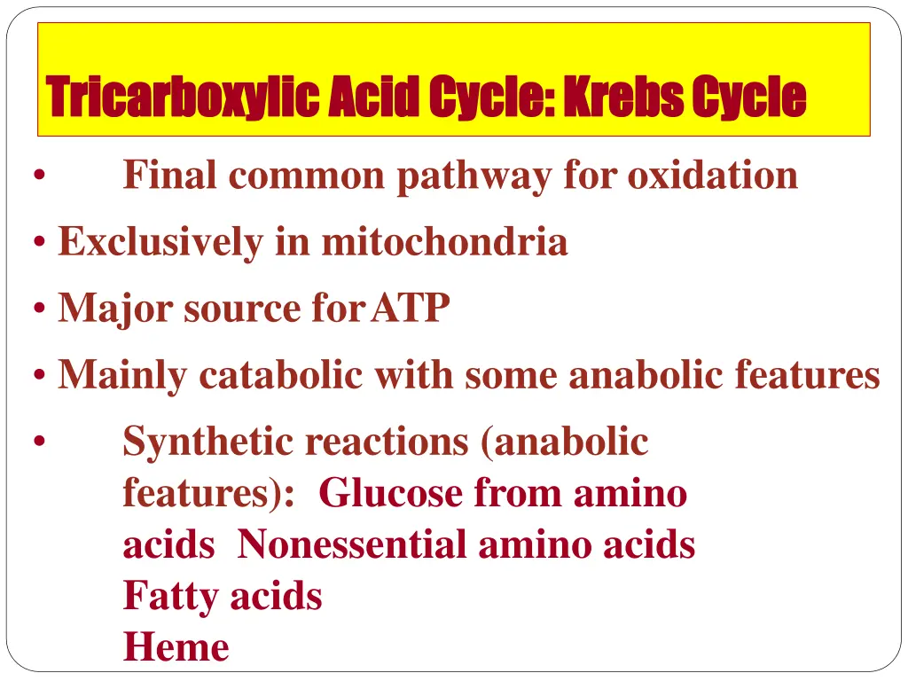 tricarboxylic tricarboxylic acid cycle krebs acid