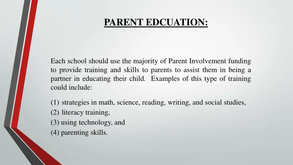 parent edcuation