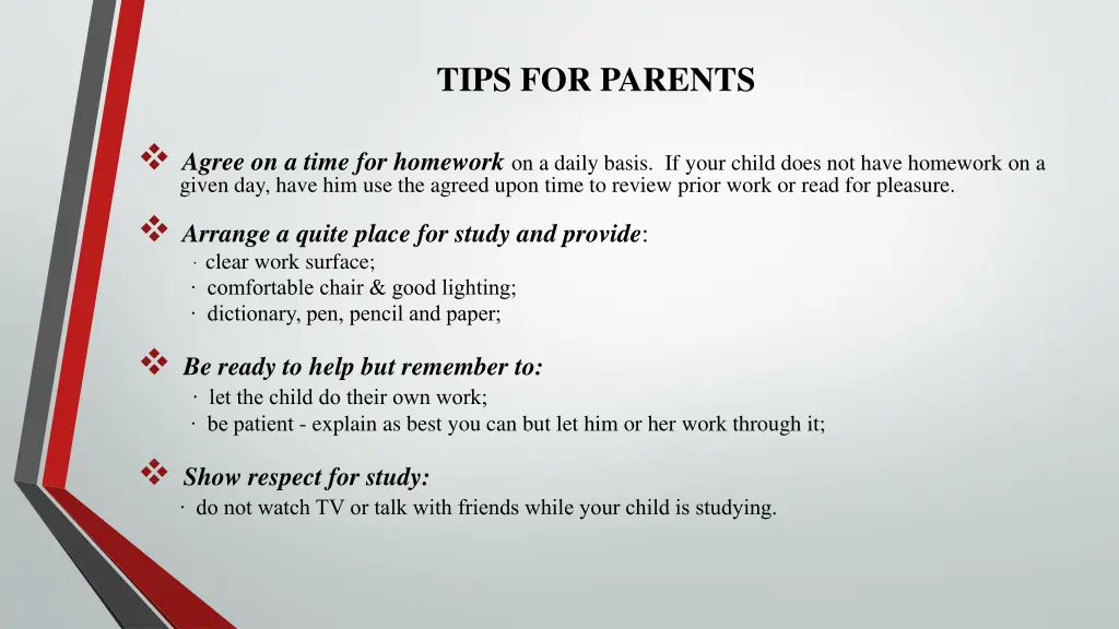 tips for parents