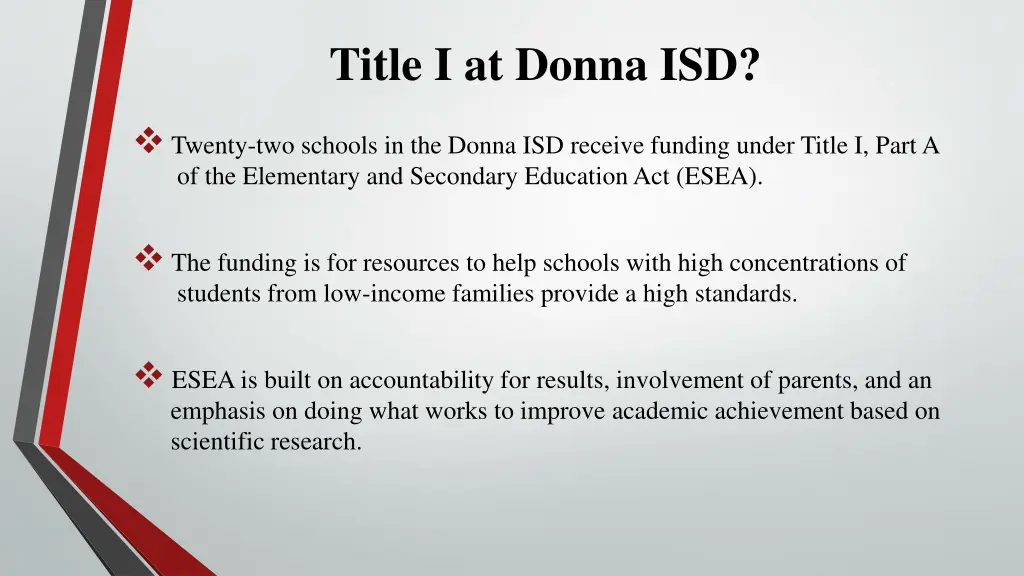 title i at donna isd