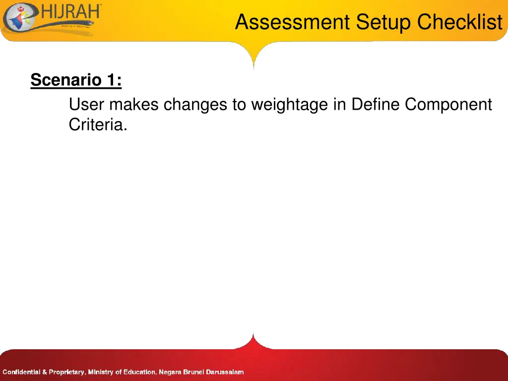 assessment setup checklist 1