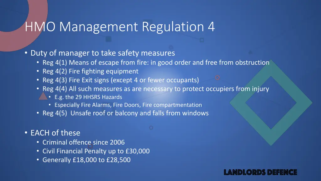 hmo management regulation 4