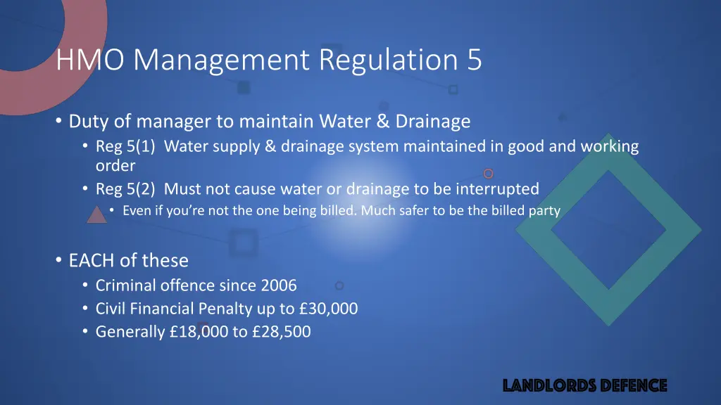 hmo management regulation 5