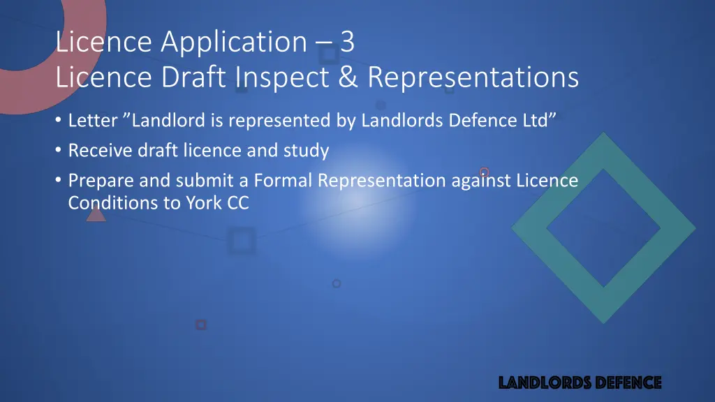 licence application 3 licence draft inspect