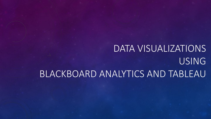 data visualizations