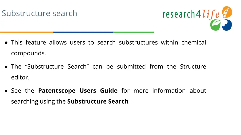 substructure search