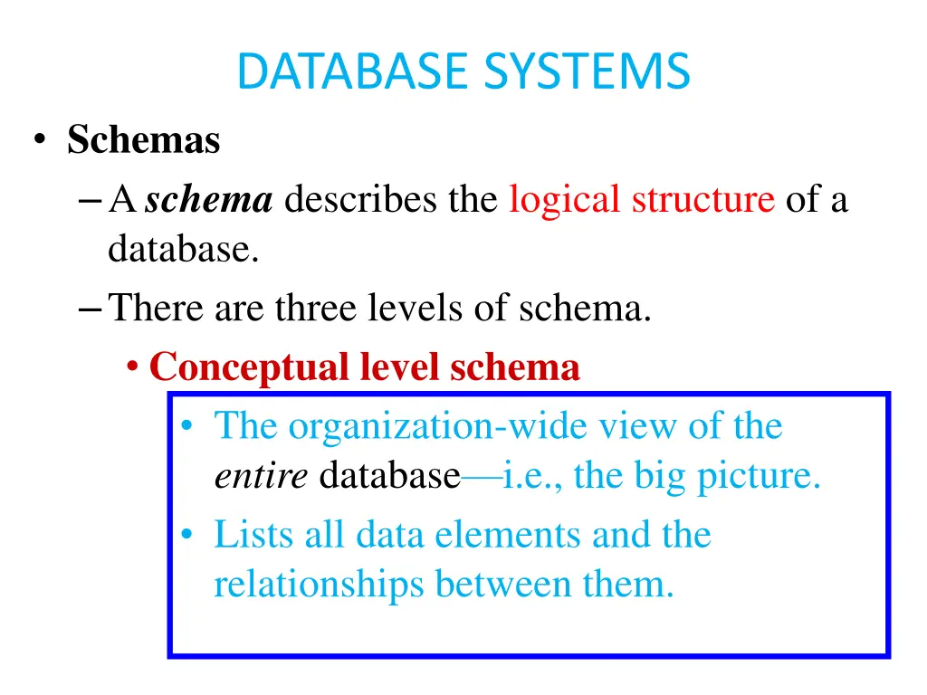 database systems 1