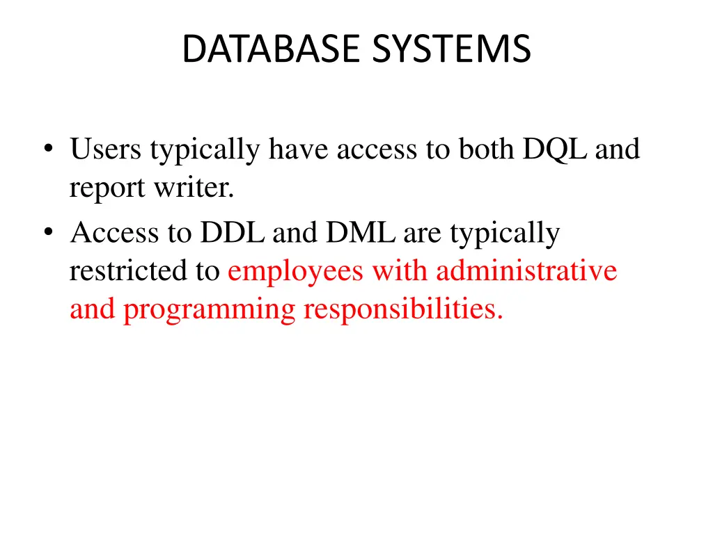 database systems 14