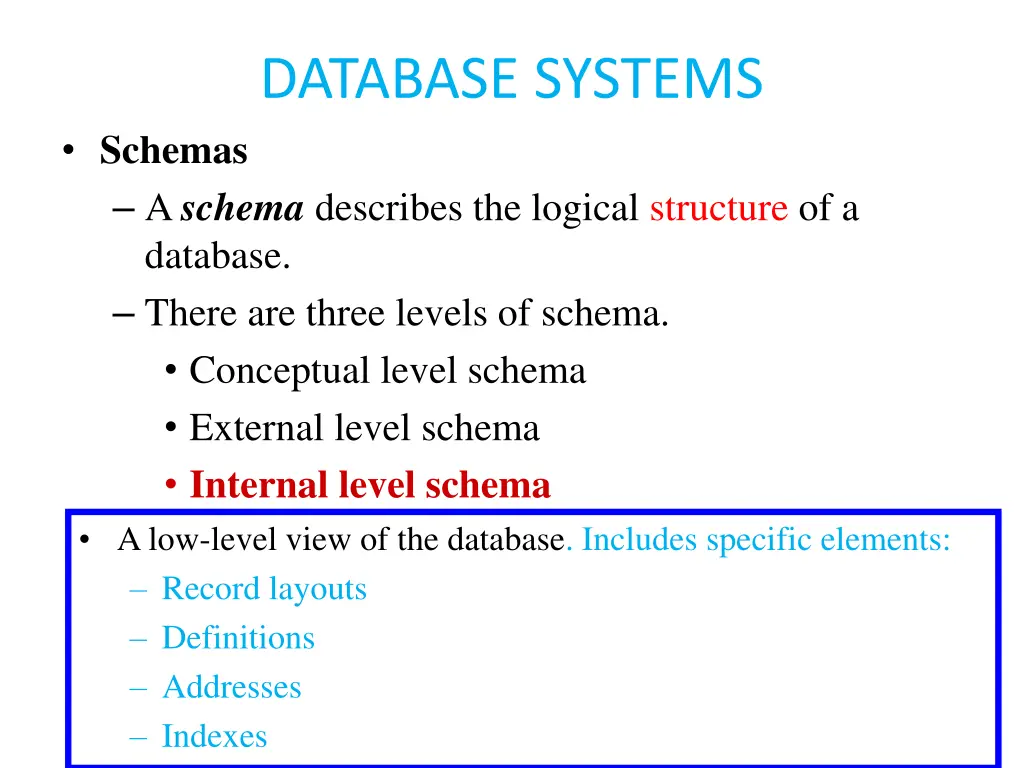 database systems 3